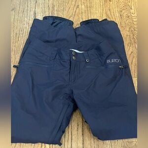 SOLD Burton Women’s Navy Blue Snowboarding Ski Pants Like new